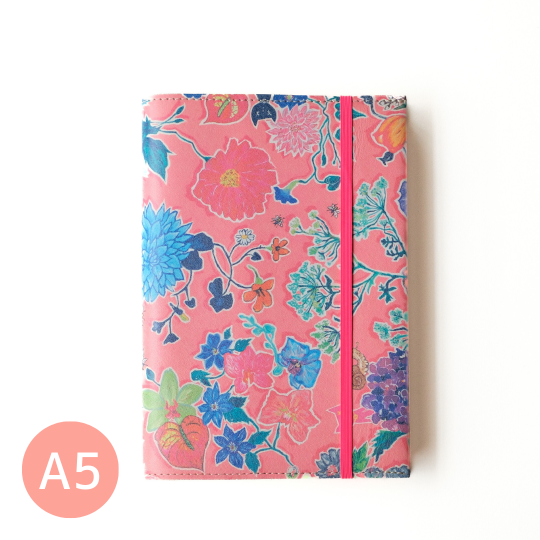 先行受注会】ノートブックカバー／フラワープリント（A5サイズ） – PETTICA