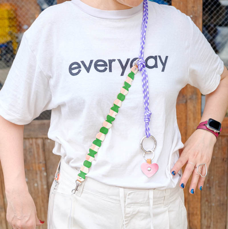 【ペチフェス限定】つながるストラップセット ②パープルカラフル