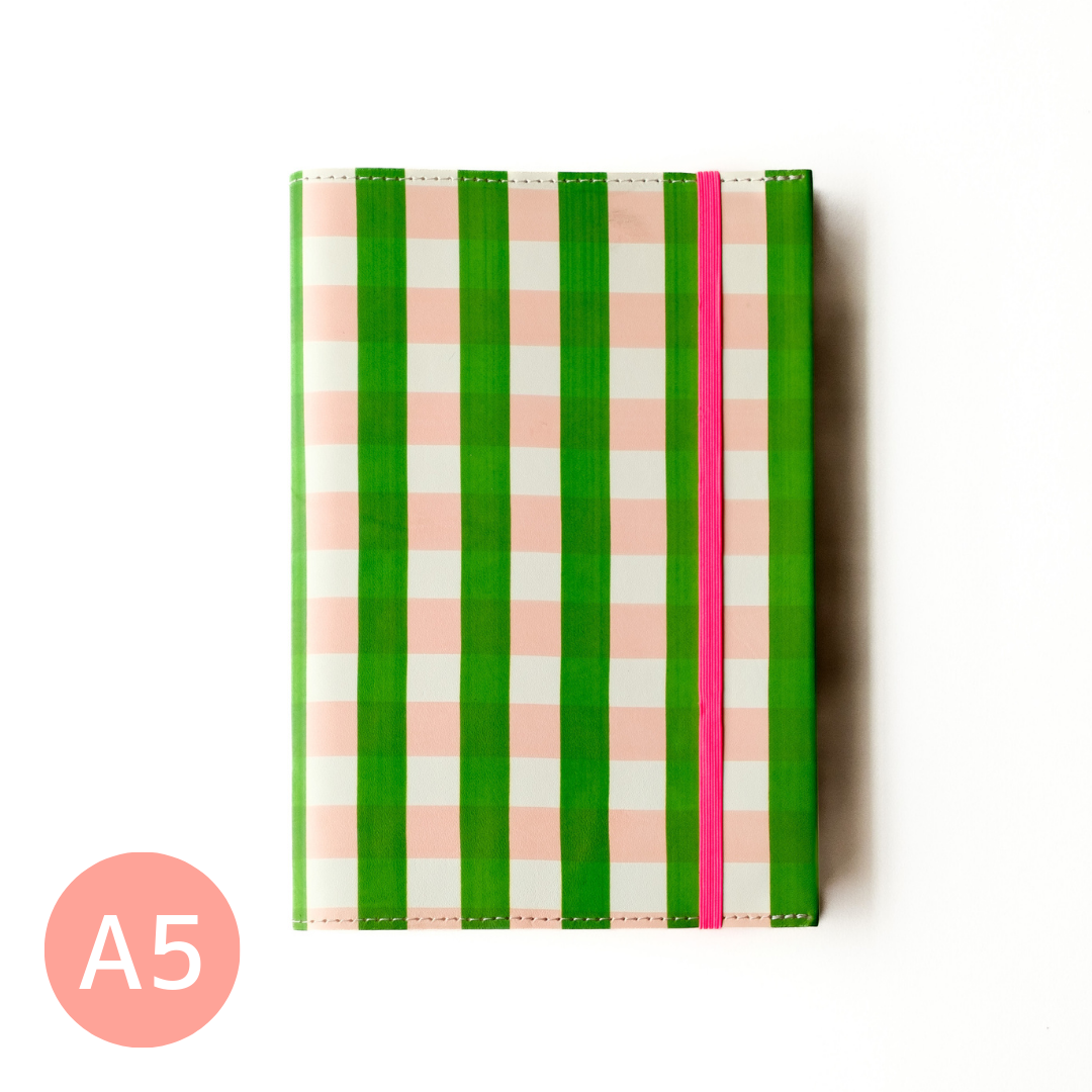 ノートブックカバー 2026／ピクニックチェック（A5サイズ）