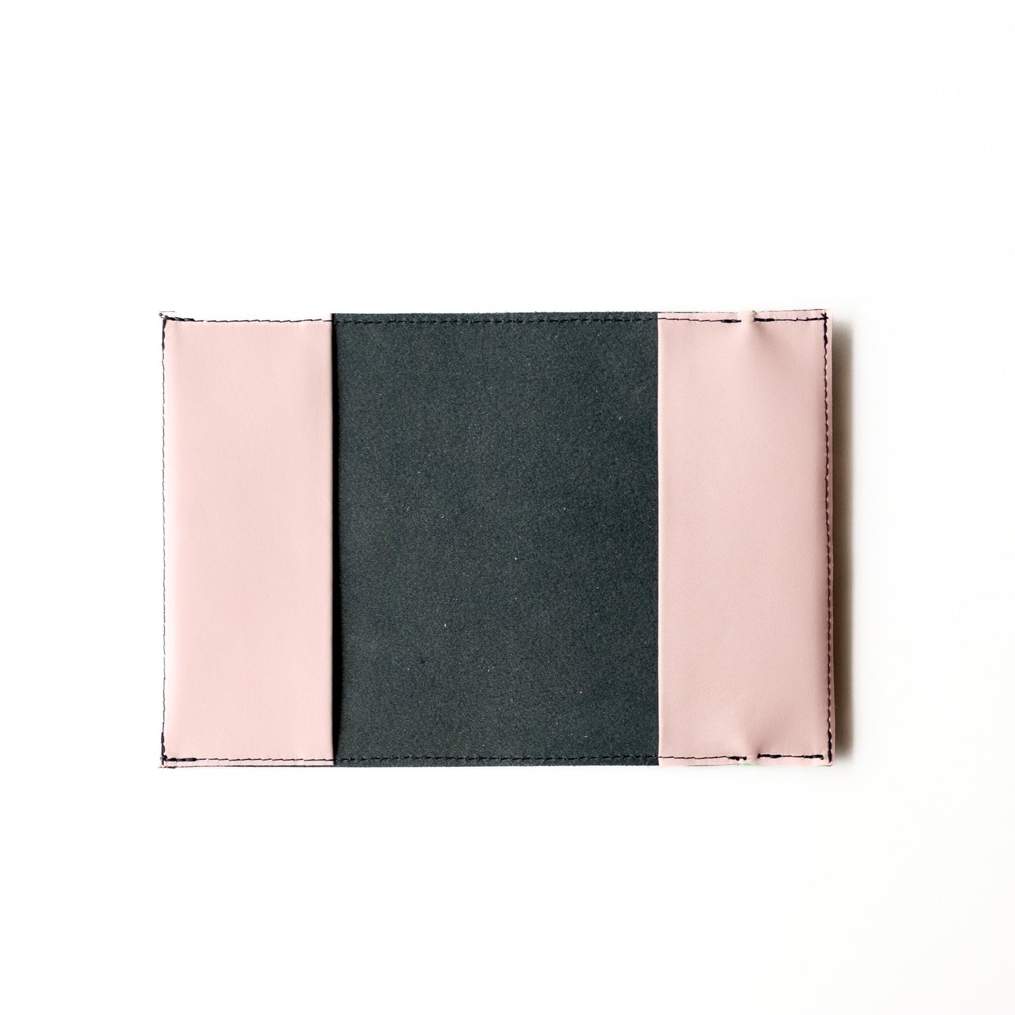 ノートブックカバー 2026／トライアングルduo ／グリーン×ベビーピンク(A6サイズ)