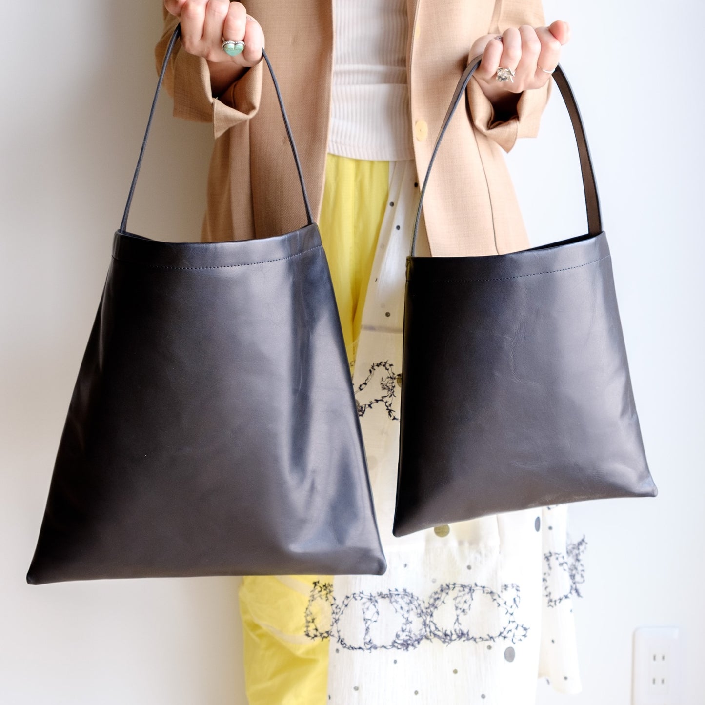 【3月分】スクエアバッグ Msize ／ブラック