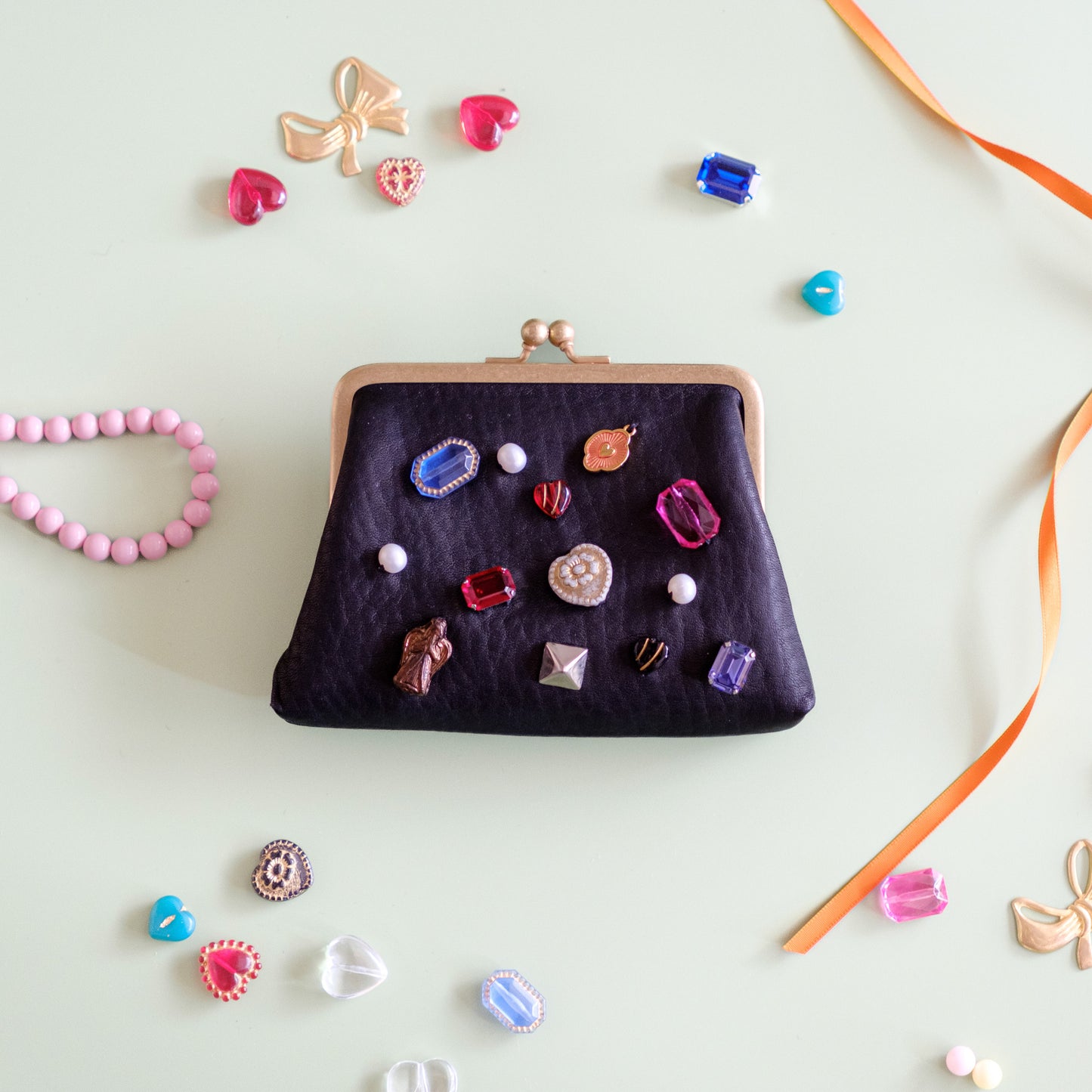 3  Tminiウォレット Special ビジュー ／ ブラスドロップス